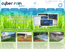 Tablet Screenshot of cyber-rain.com